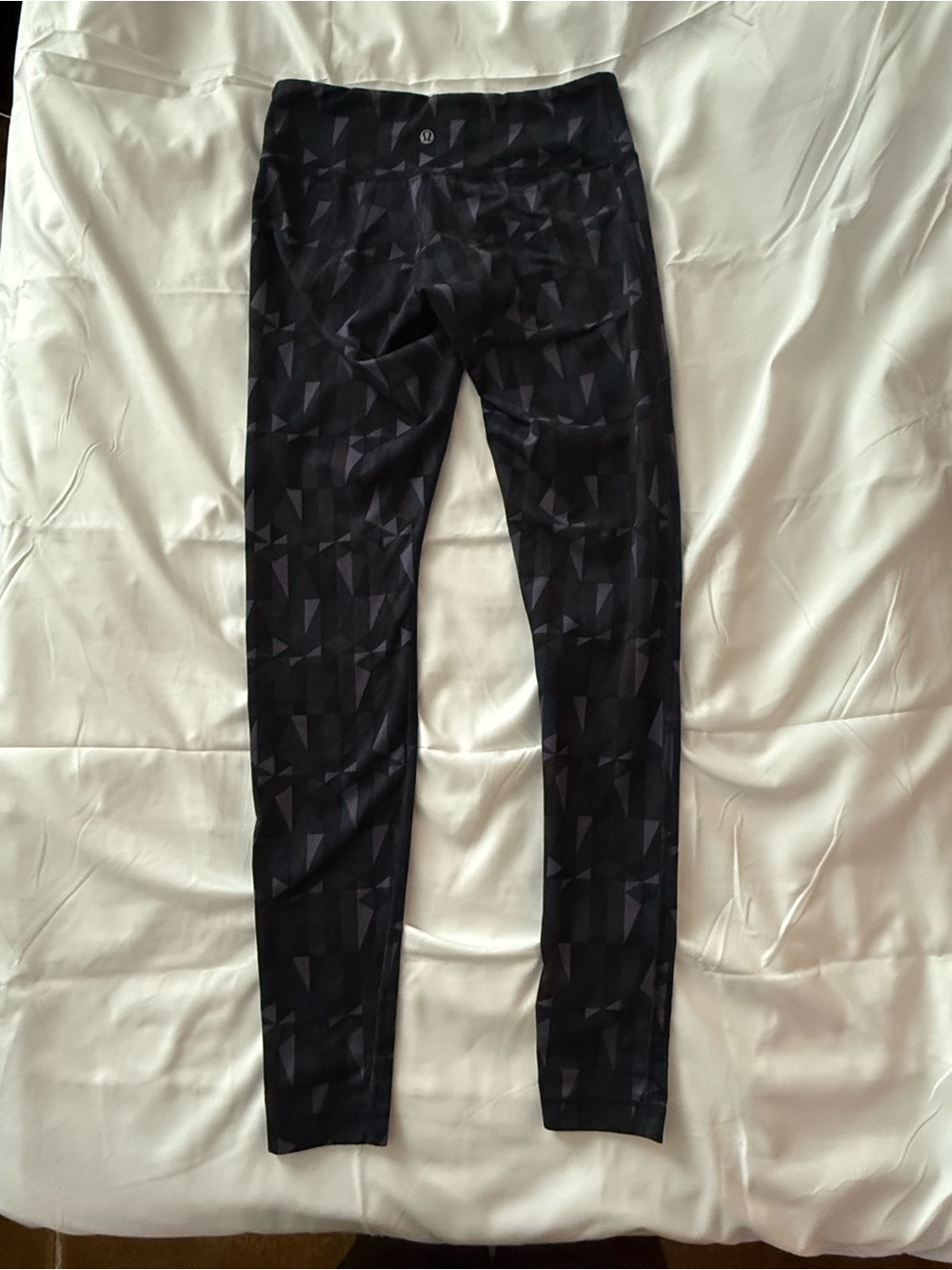 lululemon athletica Black Geometric Print Leggings